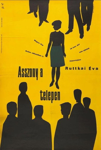 Poster film Asszony a telepen
