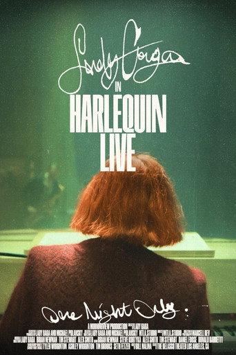 Lady Gaga in Harlequin Live: One Night Only (2025年)のポスター画像 - FindKey