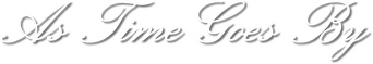 As Time Goes By logo