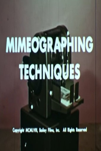 Mimeographing Techniques (1958)
