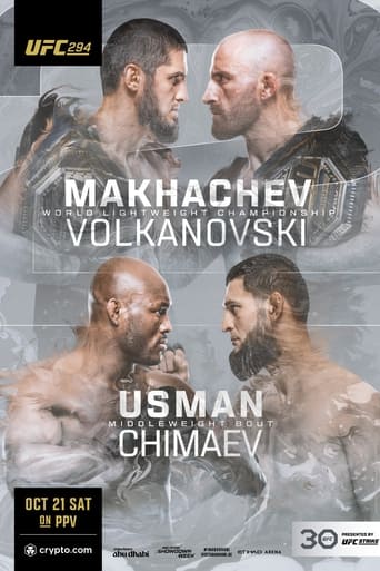 Poster of UFC 294: Makhachev vs. Volkanovski 2