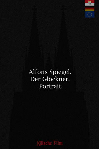 Alfons Spiegel. Der Glöckner. Portrait poster