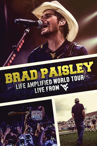 Brad Paisley Life Amplified World Tour poster
