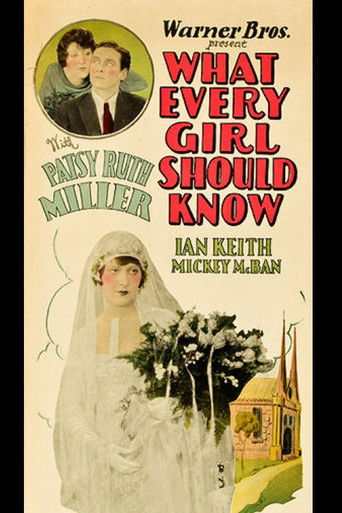 What Every Girl Should Know (1927)