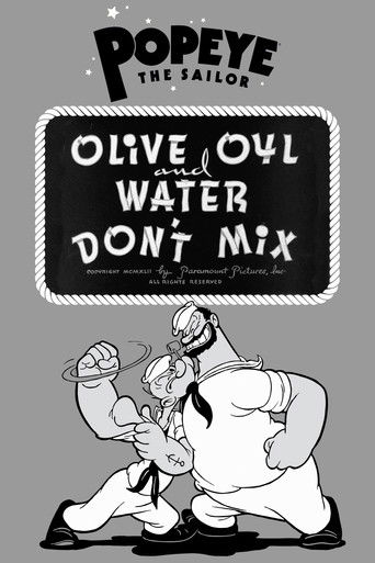 Olive Oyl and Water Don't Mix