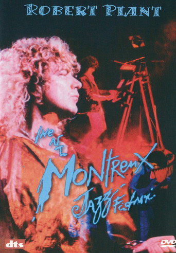 ROBERT PLANT LIVE AT MONTREUX JAZZ FESTIVAL poster