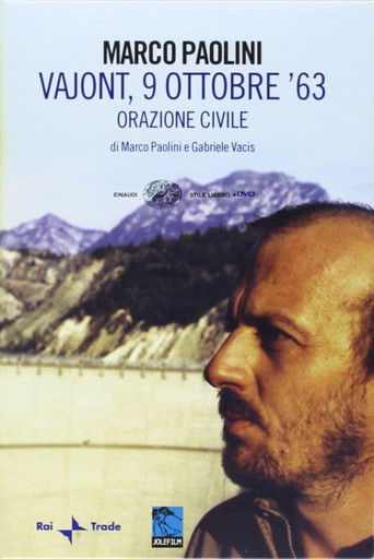 Poster de Vajont, 9 ottobre '63 - Orazione civile