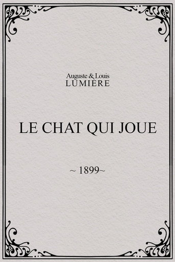 Le chat qui joue (1899)