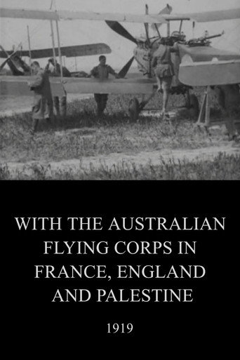 Cartell de With the Australian Flying Corps in France, England and Palestine