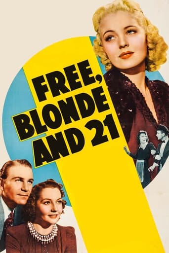 Poster för Free, Blonde and 21