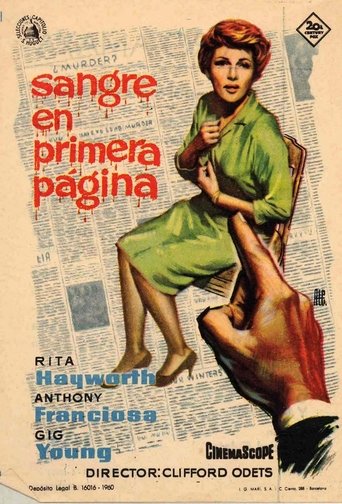 Poster of Sangre en primera página