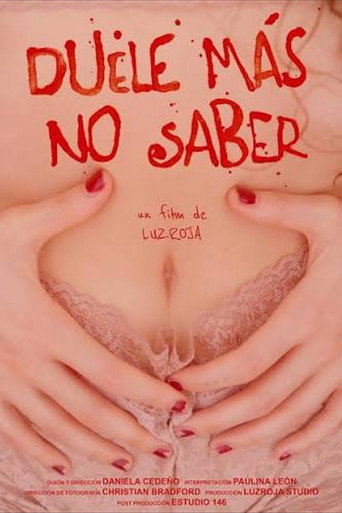 Duele más no saber poster