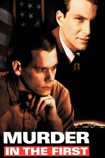 Movie poster: Murder in the First (1995) ชัยชนะของผู้แพ้ที่แท้จริง