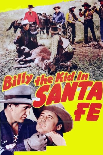 Poster för Billy the Kid in Santa Fe