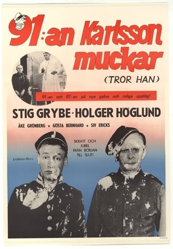 Poster för 91:an Karlsson muckar (tror han)