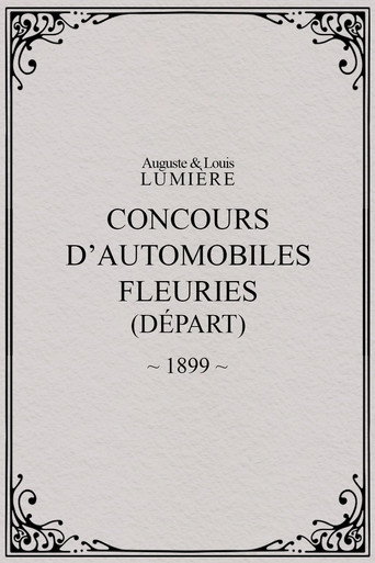 F&ecirc;te de Paris 1899: Concours d'automobiles fleuries (d&eacute;part) (1899)