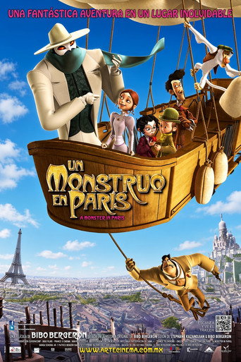 Póster de Un monstruo en París