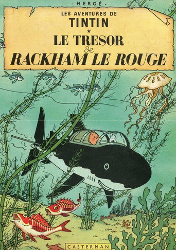 Poster for Tintin et le Trésor de Rackham Le Rouge