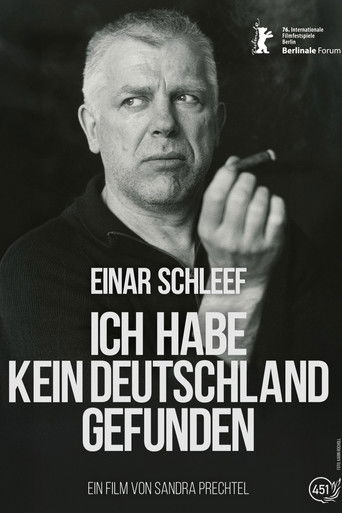 Einar Schleef - Ich habe kein Deutschland gefunden