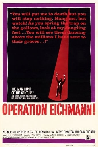 Poster för Operation Eichmann