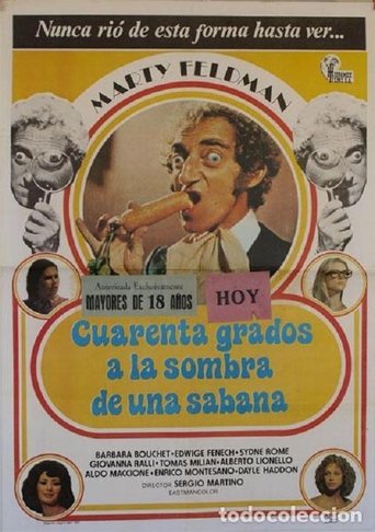 Poster of Cuarenta grados a la sombra de la sábana blanca