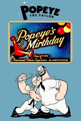 Poster för Popeye's Mirthday