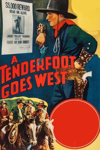 Poster för A Tenderfoot Goes West