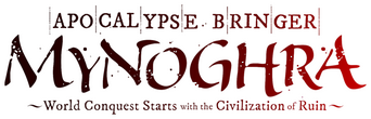 Apocalypse Bringer Mynoghra: World Conquest Starts with the Civilization of Ruin logo