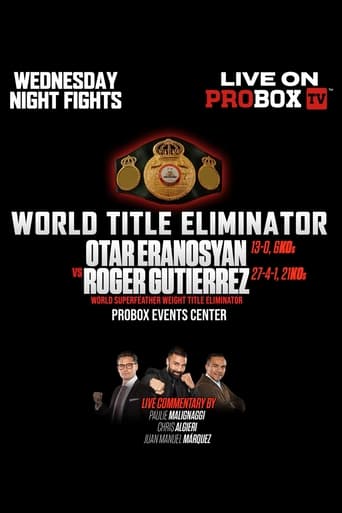 Otar Eranosyan vs. Roger Gutierrez en streaming 
