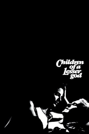 Movie poster: Children of a Lesser God (1986) รักนี้ไม่มีคำพูด