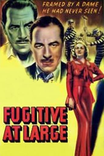 Poster of Fugitive at Large