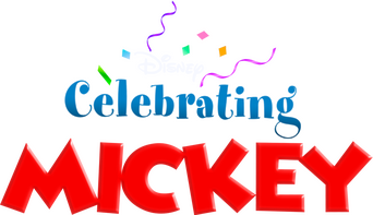 Celebrating Mickey logo