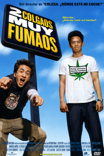Dos colgaos muy fumaos