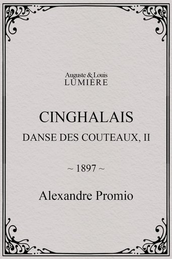 Cinghalais : danse des couteaux, II (1897)