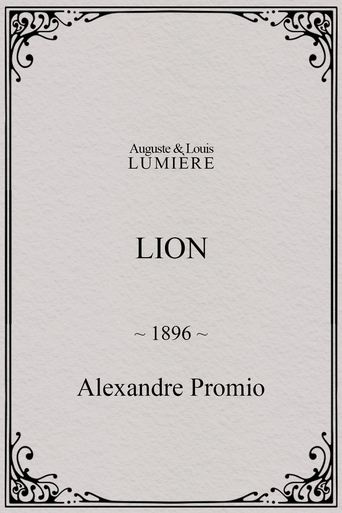 Lion, London Zoological Gardens (1896)