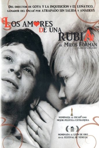 Poster of Los amores de una rubia