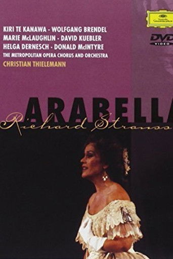 Richard Strauss - Arabella Thielemann Te Kanawa Brendel Metropolitan Opera poster