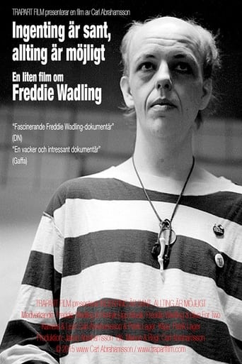 Poster för Ingenting är sant, allting är möjligt: En liten film om Freddie Wadling