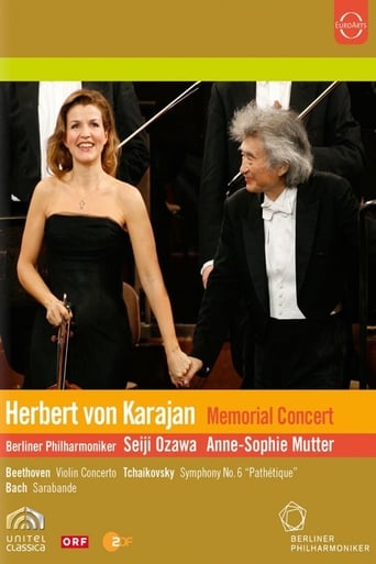 Poster of Herbert Von Karajan Memorial Concert
