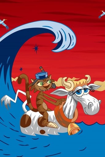 A Cow, A Cat And The Ocean poster