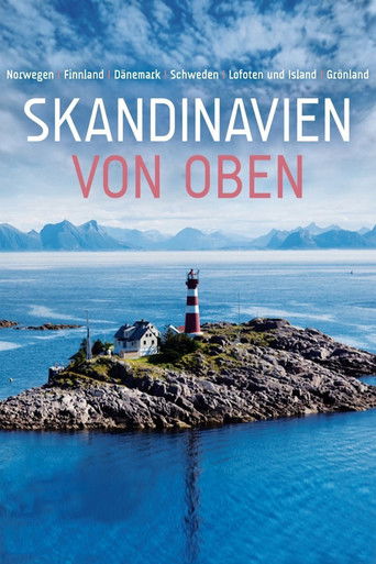 Skandinavien von oben poster