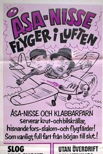 Poster för Åsa-Nisse flyger i luften