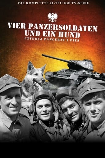 Vier Panzersoldaten und ein Hund