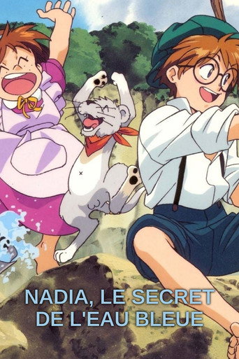 Nadia, le secret de l'eau bleue — affiche alternative