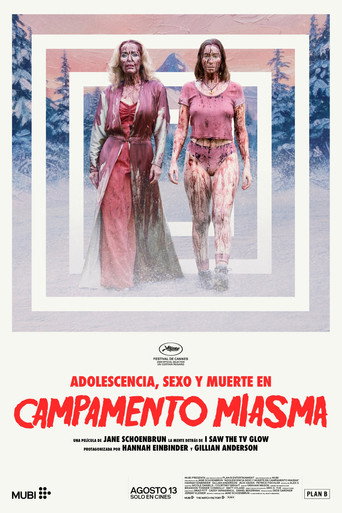 Póster de Adolescencia, Sexo y Muerte en Campamento Miasma