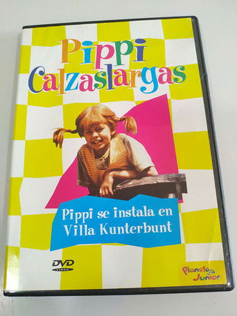 Pippi se instala en Villa Kunterbunt poster