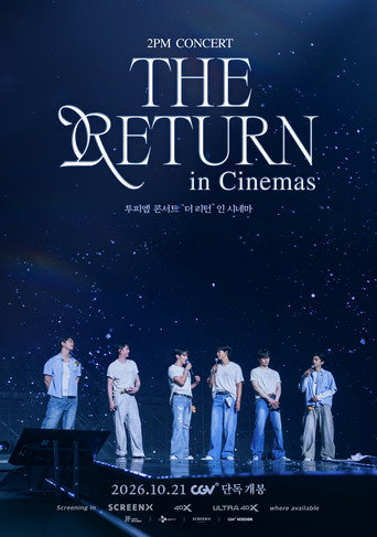 Poster film 2PM Concert "THE RETURN" in Cinemas