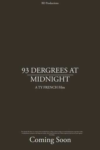 Cartell de 93 DERGREES AT MIDNIGHT