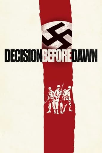 Poster för Decision Before Dawn