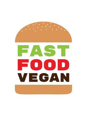 Fast Food Vegan poster